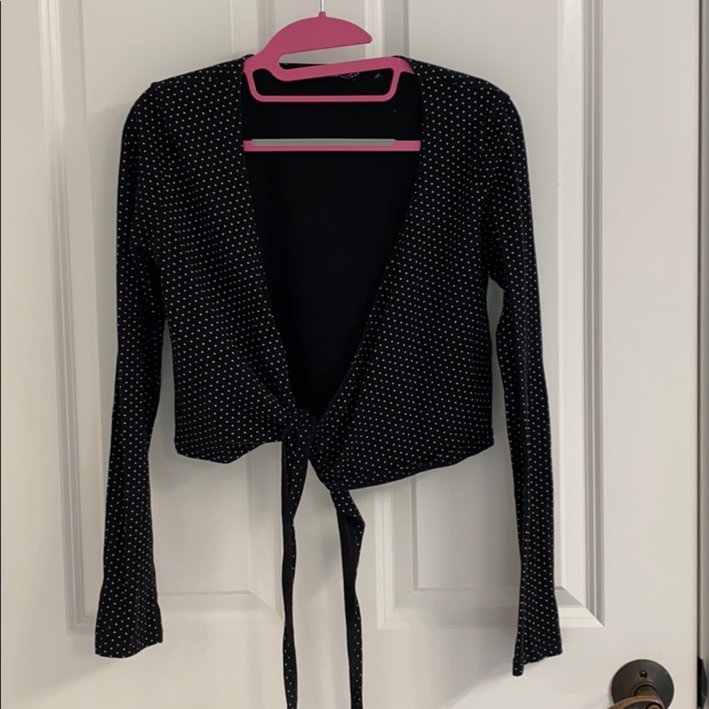 Brandy Melville Long-sleeve Wrap Top